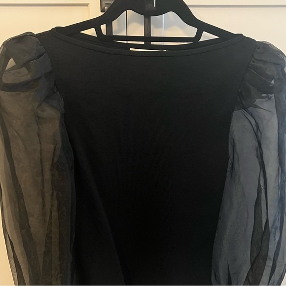 Abella Puff Sleeve Square Neck Sweater - Picture 16 of 16